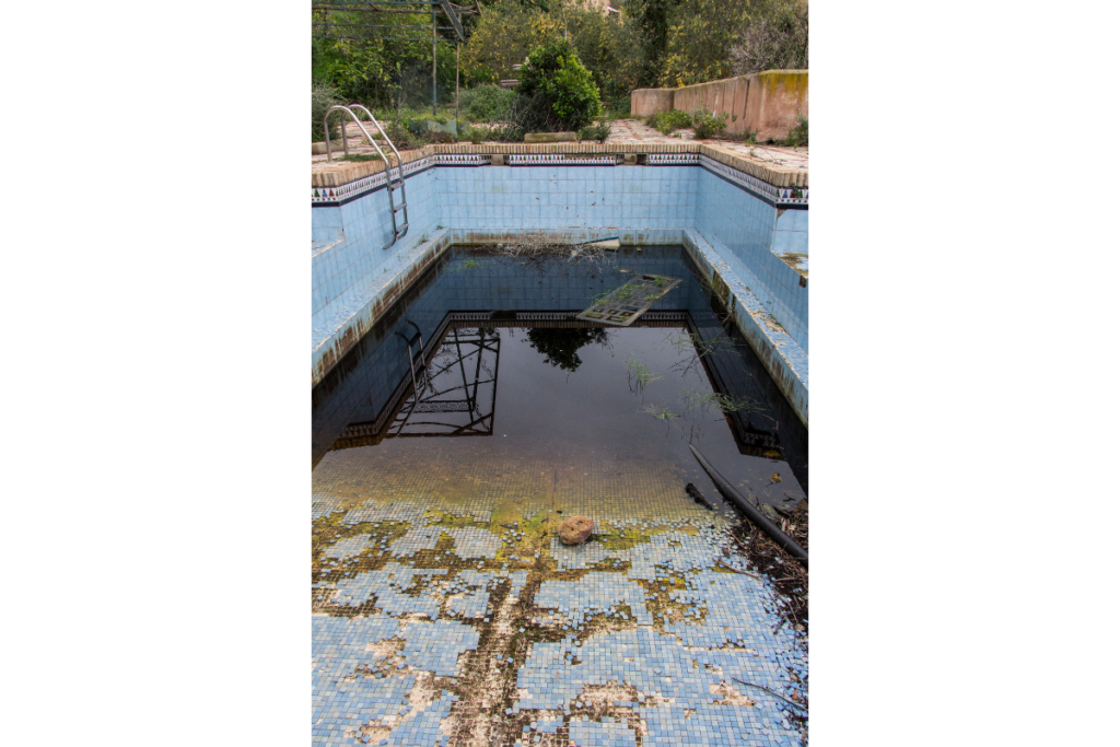 dirty old pool removal