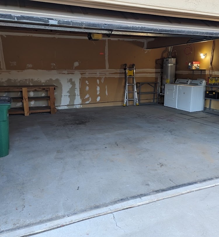 Garage cleared after furniture removal in Las Vegas